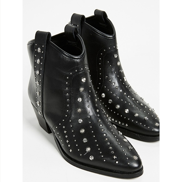 Western Inspired Sam Edelman Star Studded Booties - Picture 4 of 7